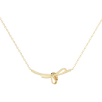 Bow Diamond Necklace