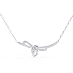 Bow Diamond Necklace