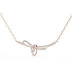 Bow Diamond Necklace