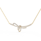 Bow Diamond Necklace