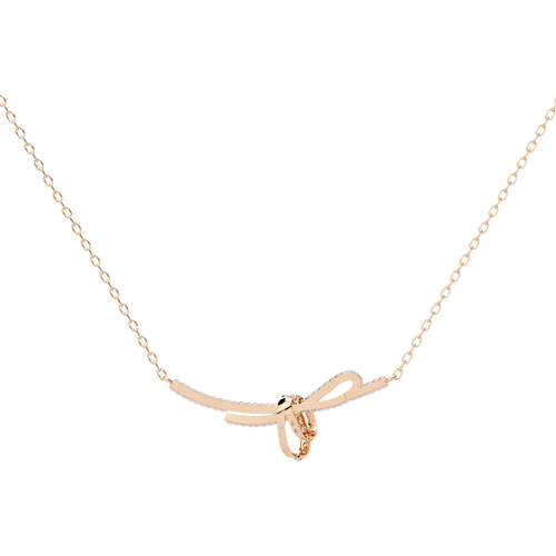 Bow Diamond Necklace