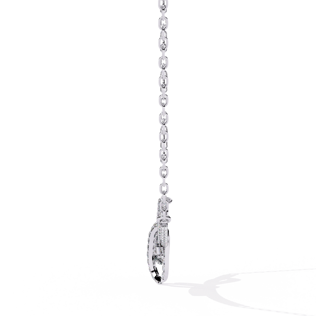 Bow Diamond Necklace