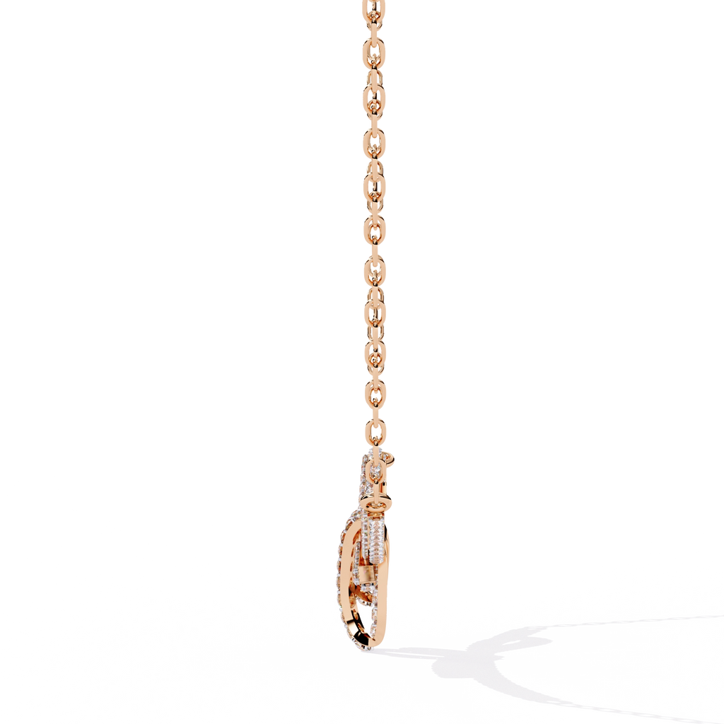 Bow Diamond Necklace