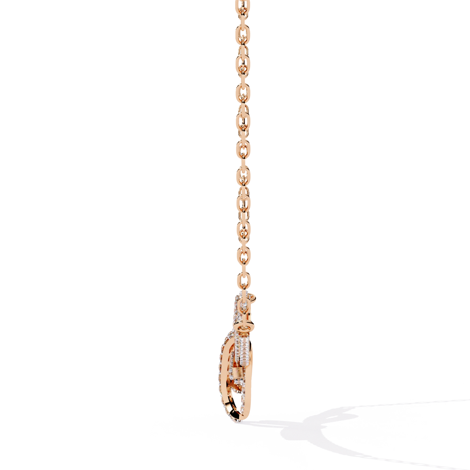 Bow Diamond Necklace