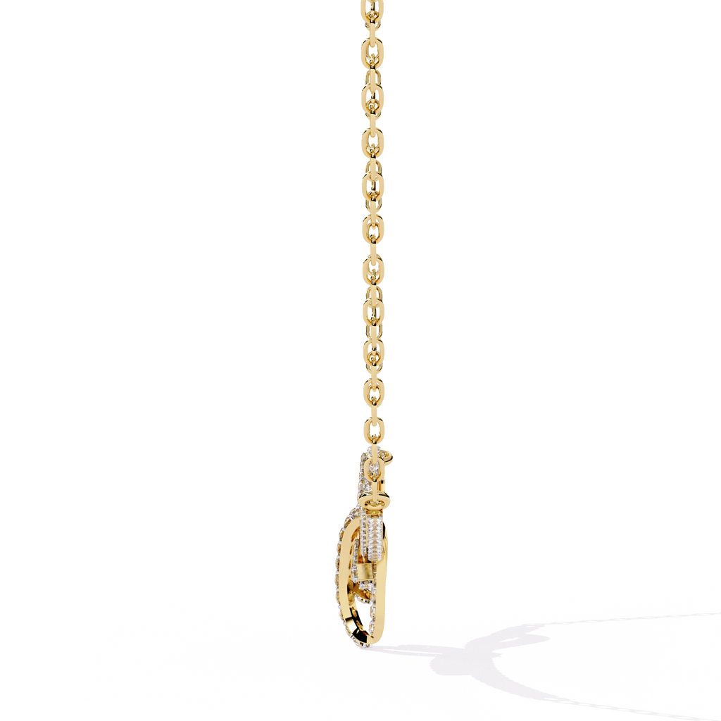 Bow Diamond Necklace