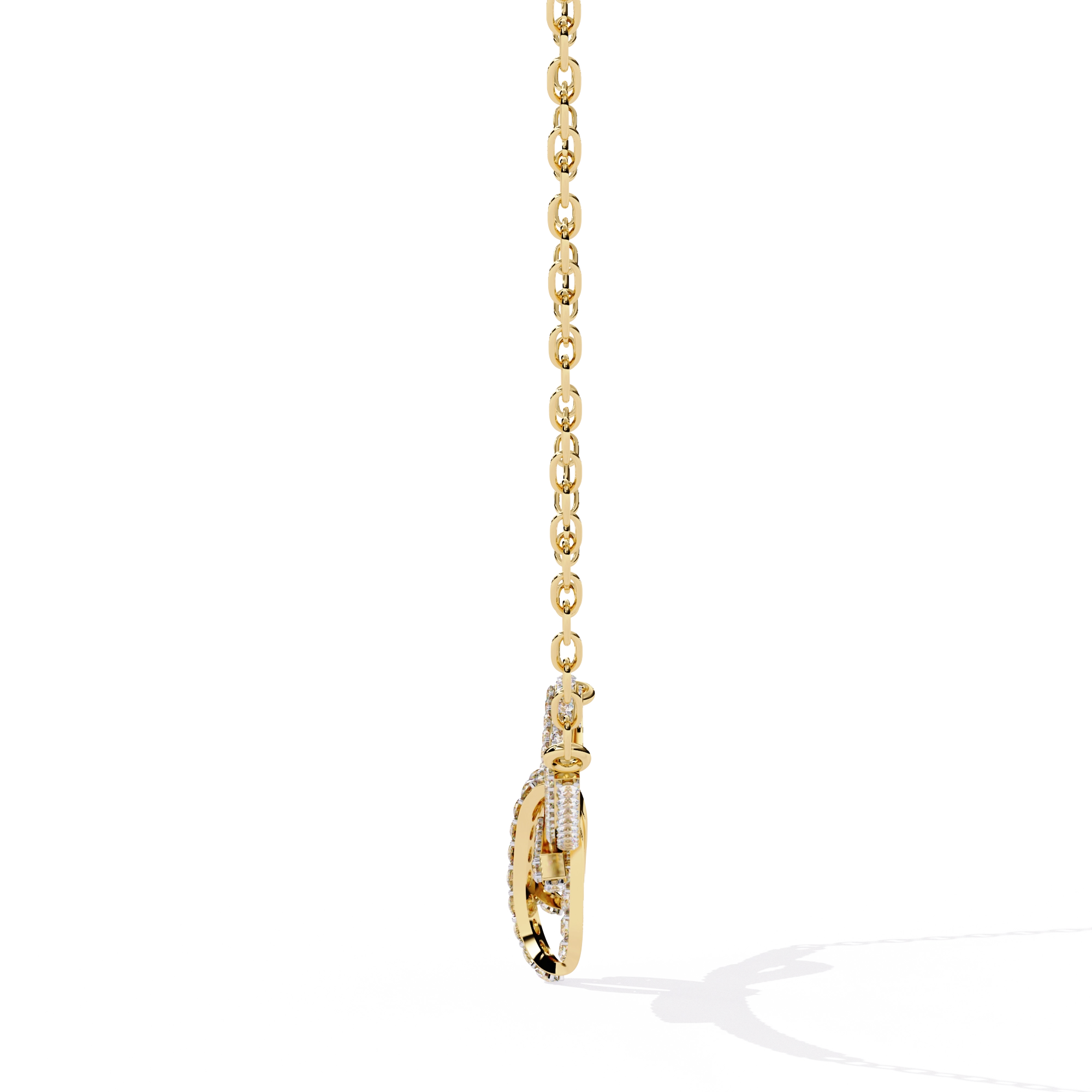 Bow Diamond Necklace