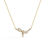 Bow Diamond Necklace