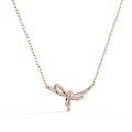 Bow Diamond Necklace