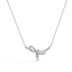 Bow Diamond Necklace