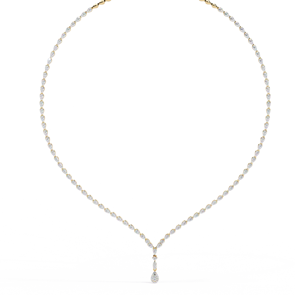 Solitaire Y Necklace