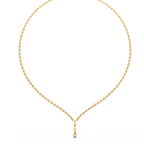 Solitaire Y Necklace