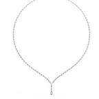 Solitaire Y Necklace