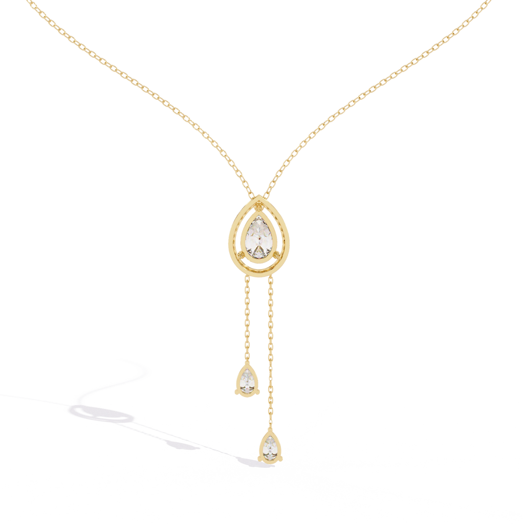 Teardrop Tassel Necklace