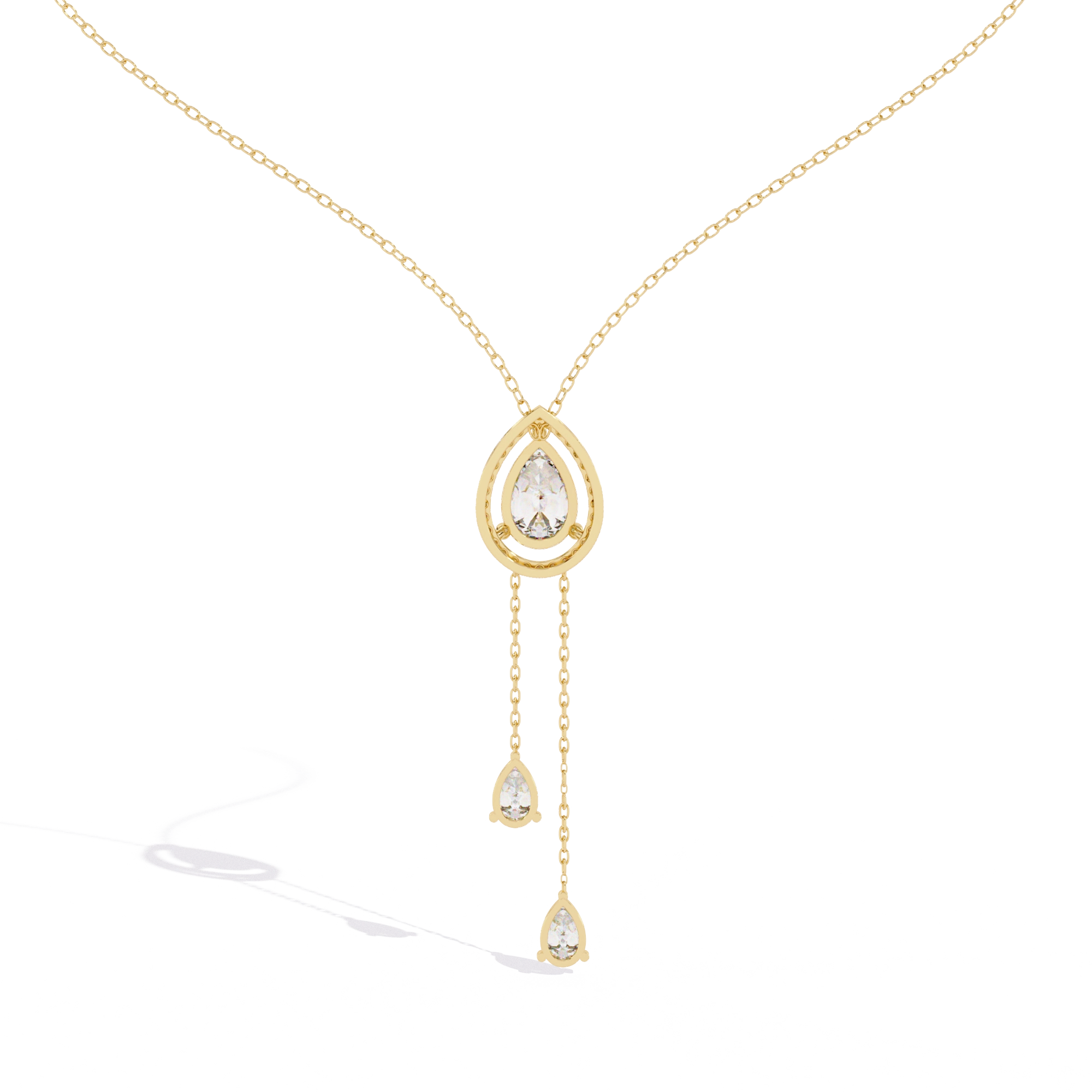 Teardrop Tassel Necklace
