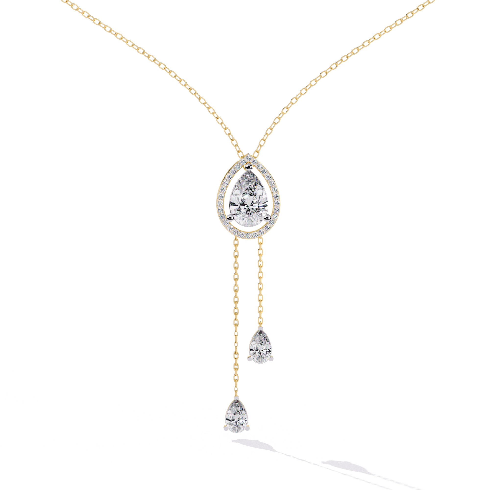 Teardrop Tassel Necklace