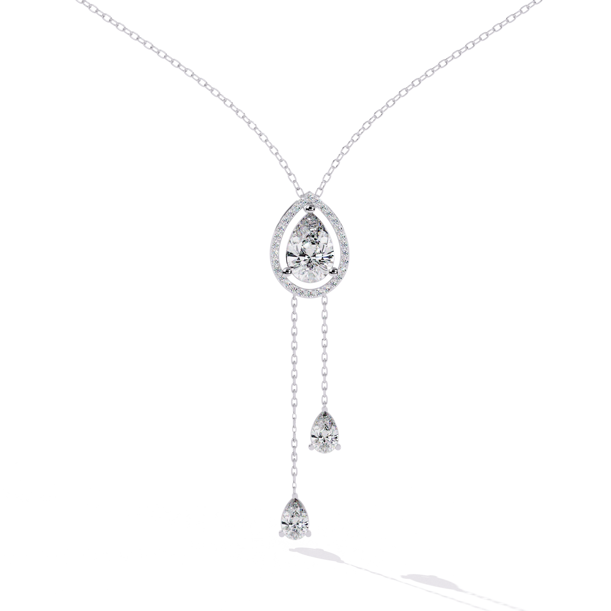 Teardrop Tassel Necklace