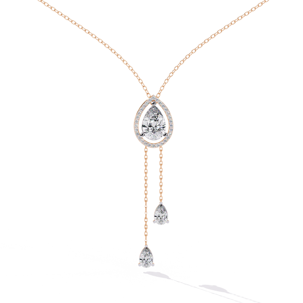 Teardrop Tassel Necklace