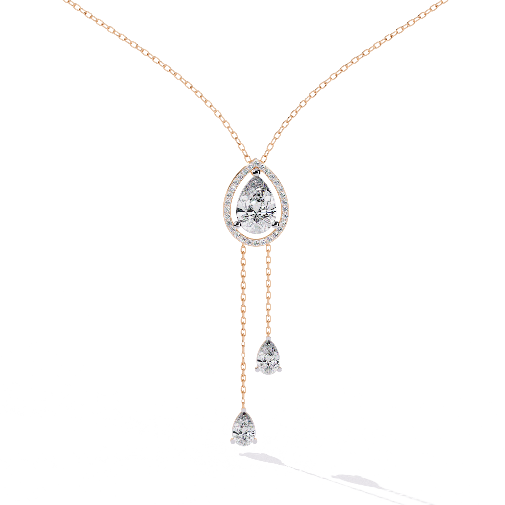 Teardrop Tassel Necklace