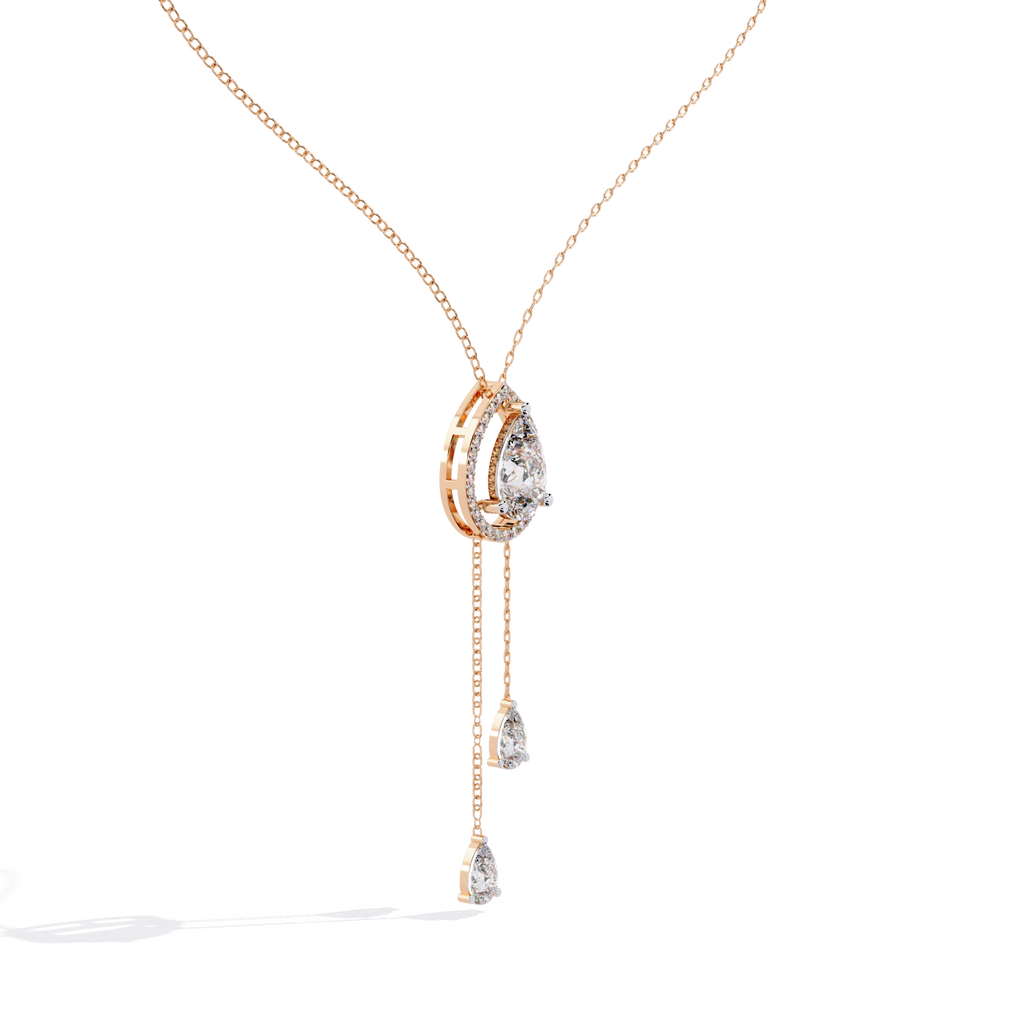 Teardrop Tassel Necklace