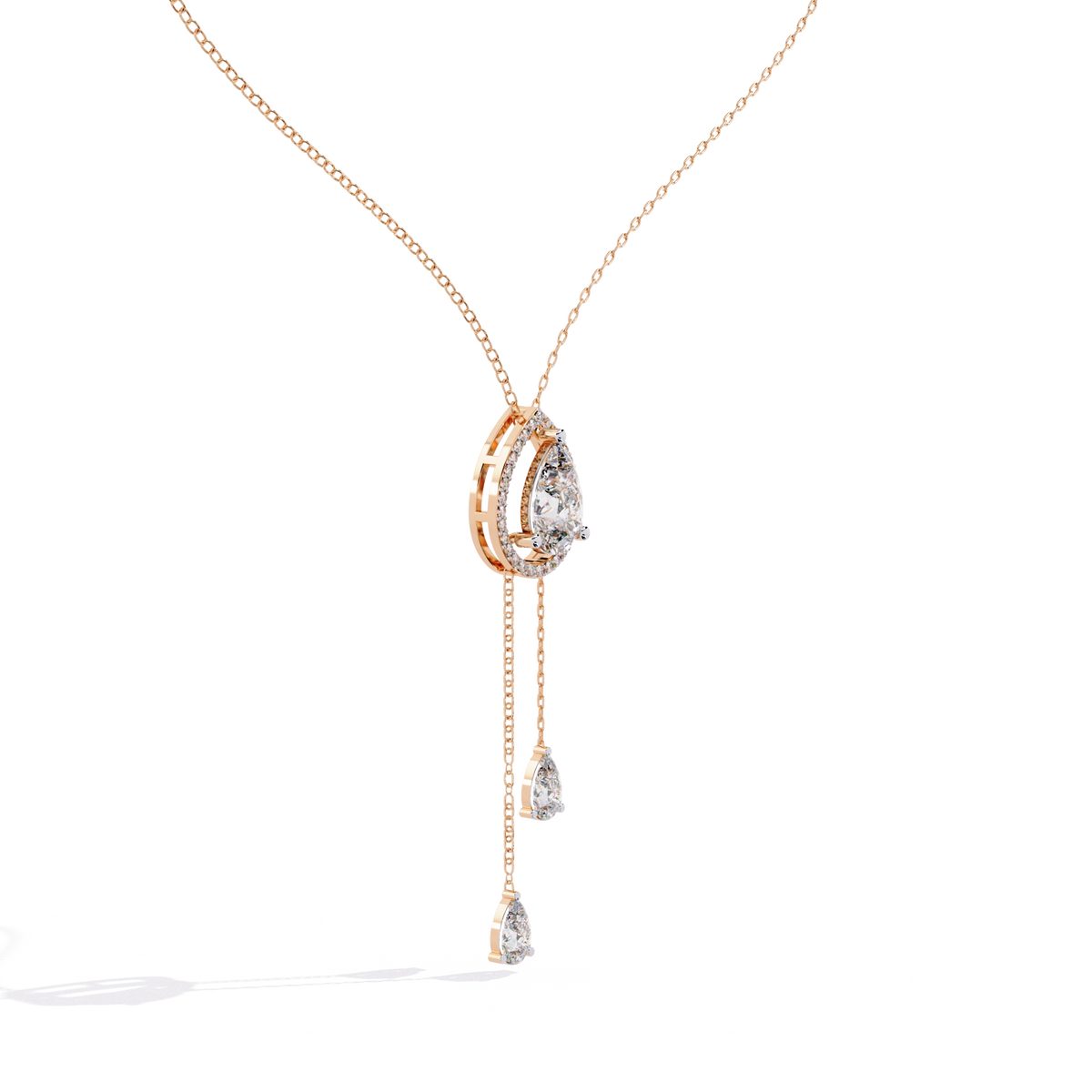 Teardrop Tassel Necklace