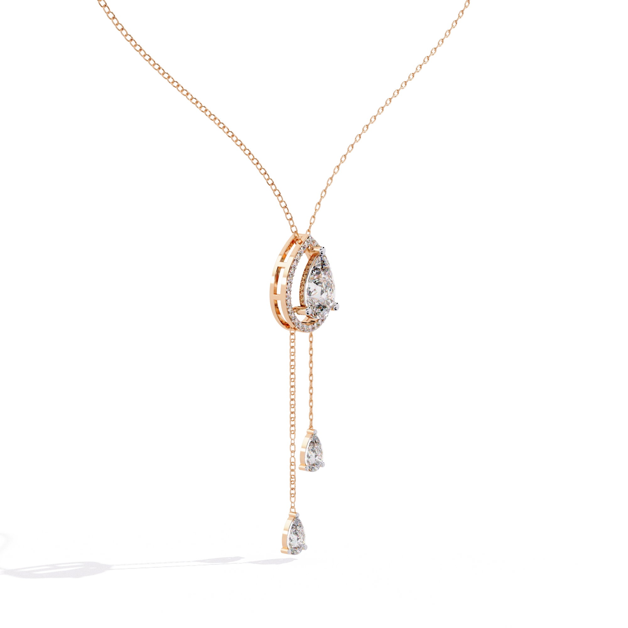 Teardrop Tassel Necklace
