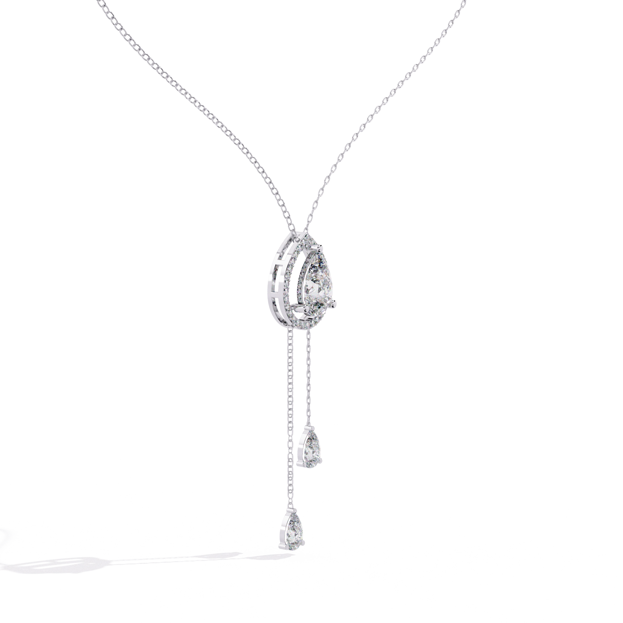 Teardrop Tassel Necklace