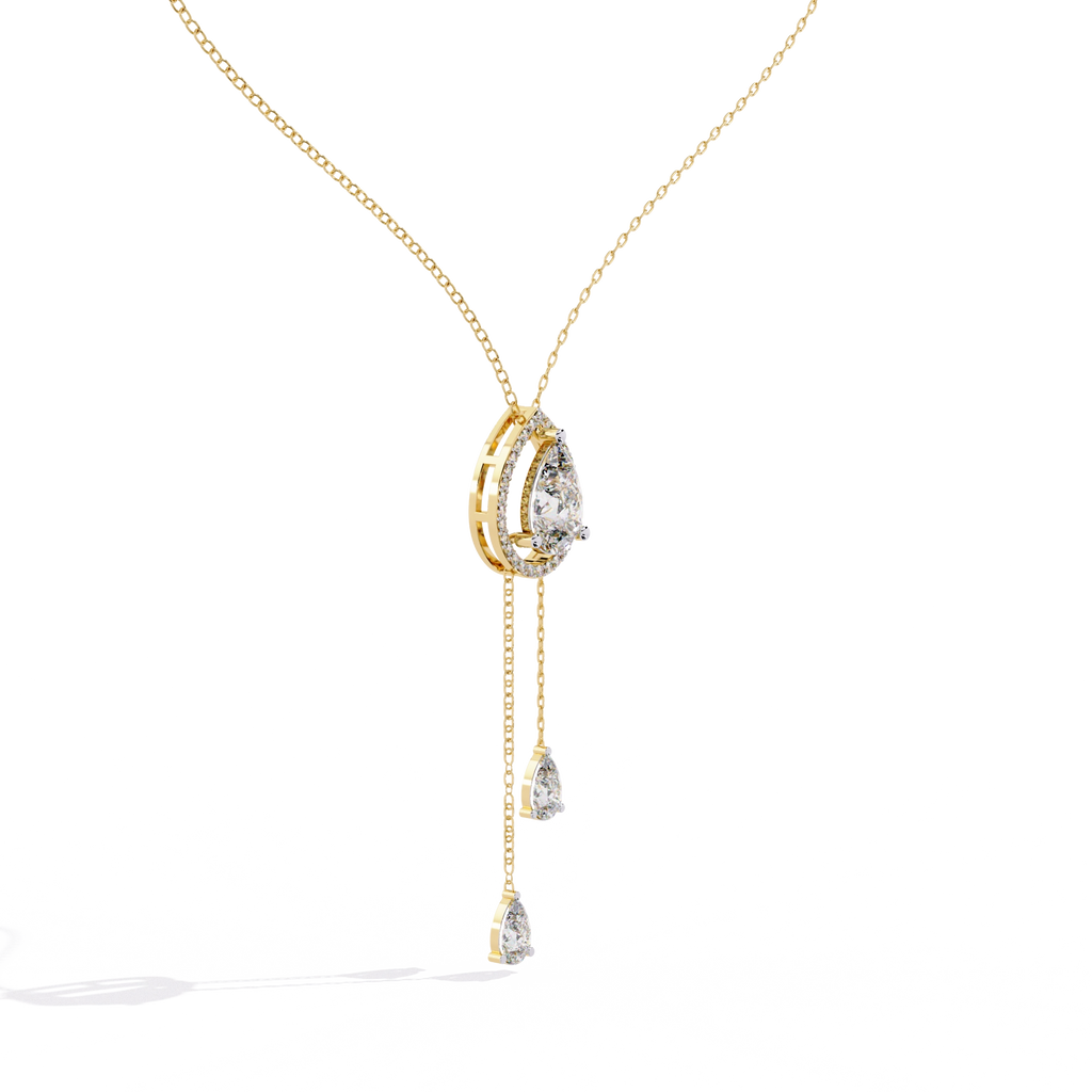 Teardrop Tassel Necklace