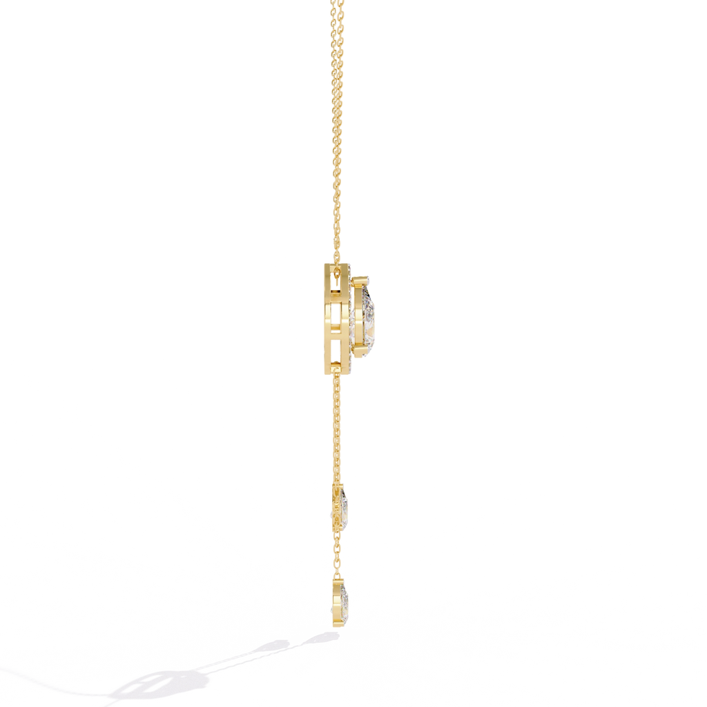 Teardrop Tassel Necklace