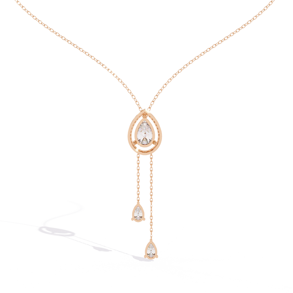 Teardrop Tassel Necklace