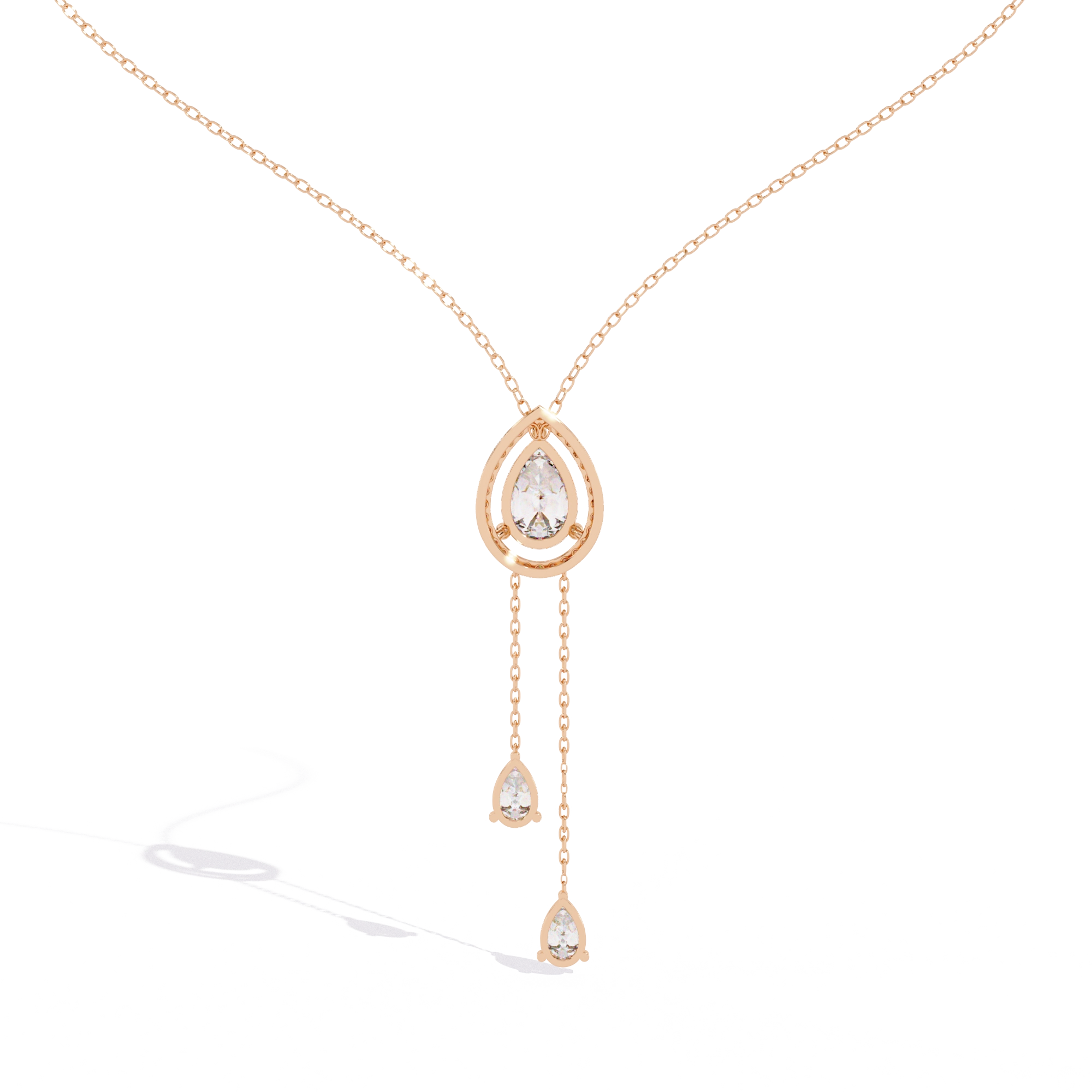 Teardrop Tassel Necklace
