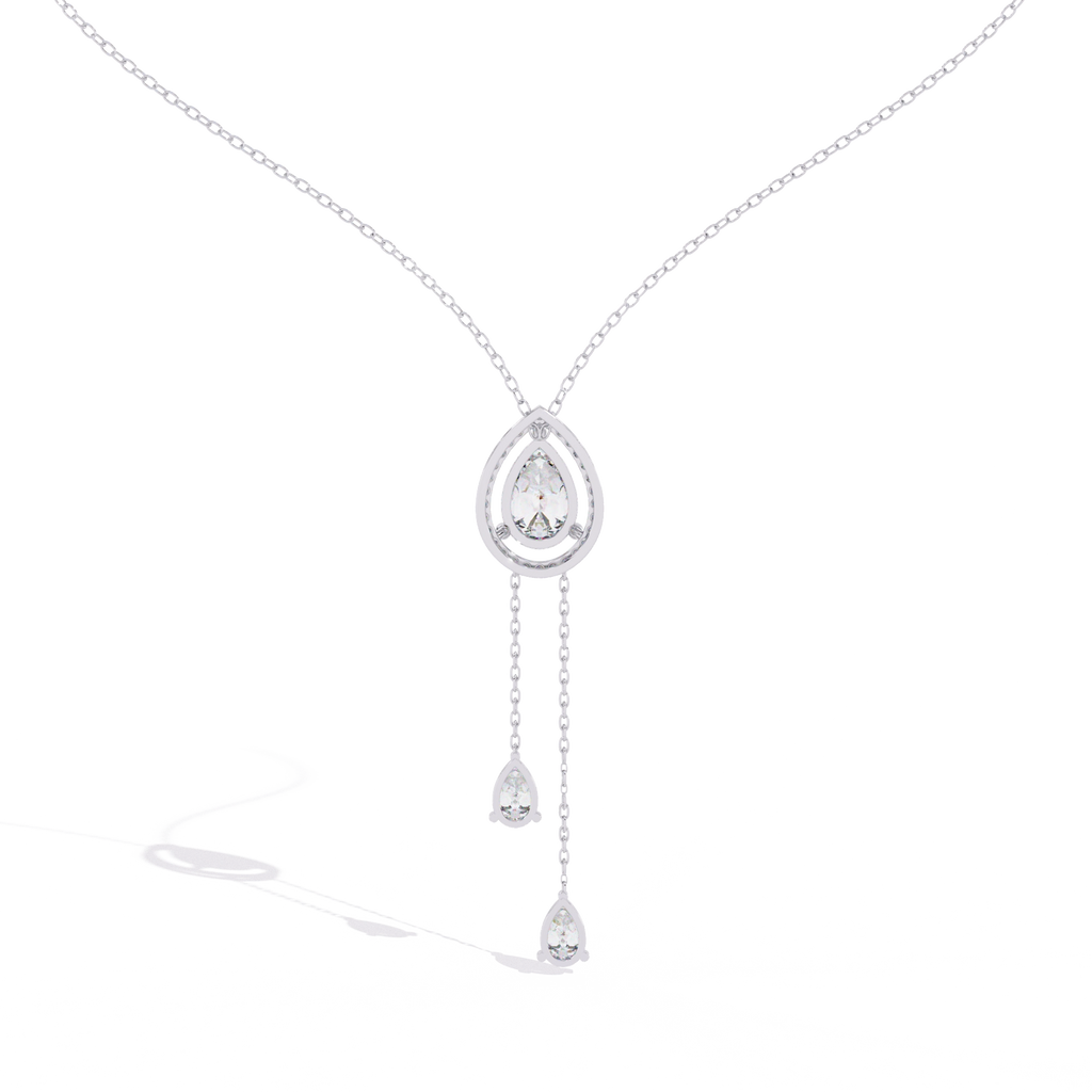 Teardrop Tassel Necklace