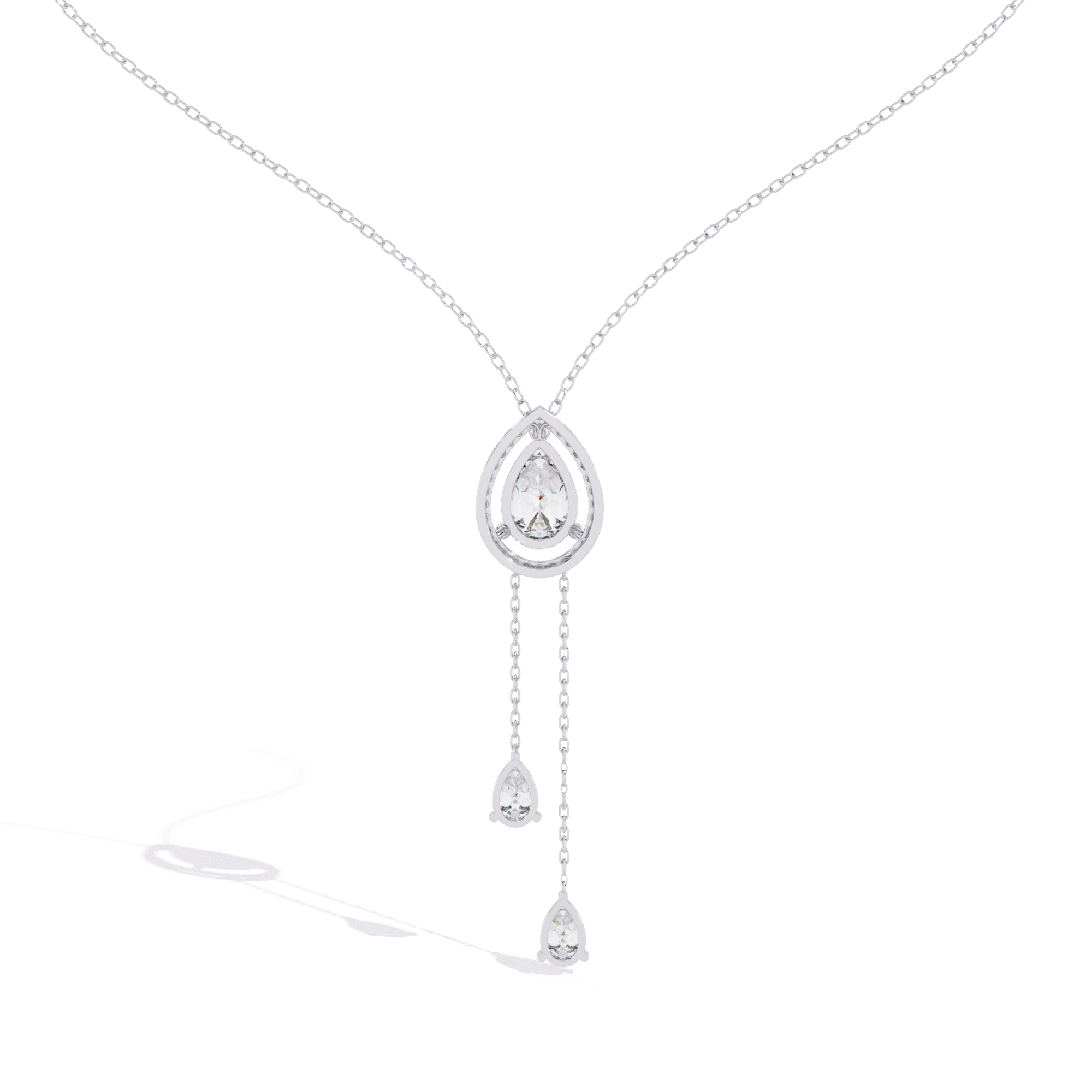 Teardrop Tassel Necklace