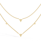 Layered Triangle Necklace