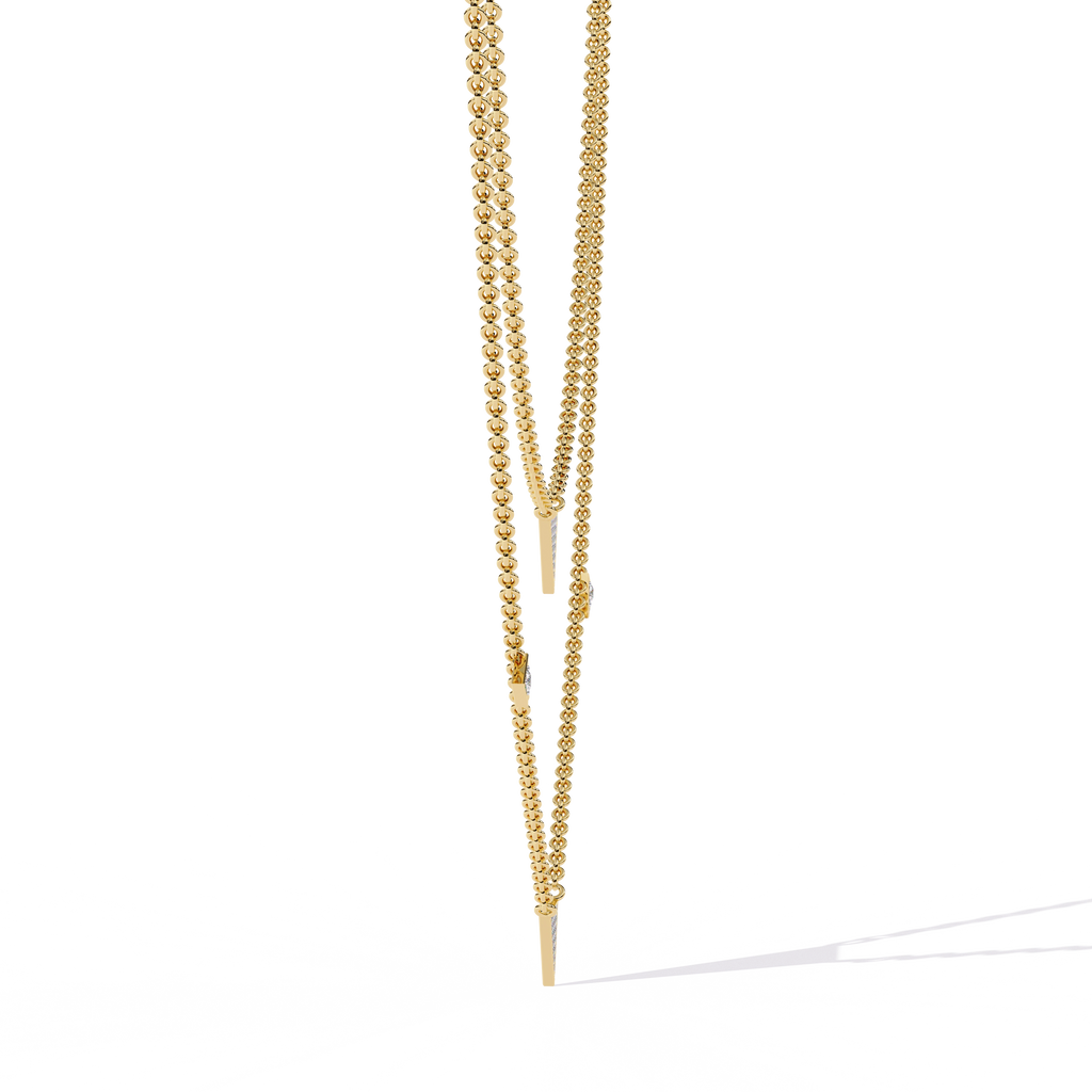 Layered Triangle Necklace