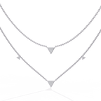 Layered Triangle Necklace