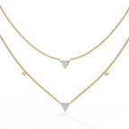 Layered Triangle Necklace