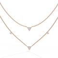 Layered Triangle Necklace