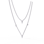 Layered Triangle Necklace