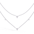 Layered Triangle Necklace