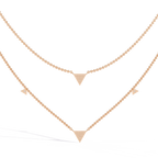 Layered Triangle Necklace