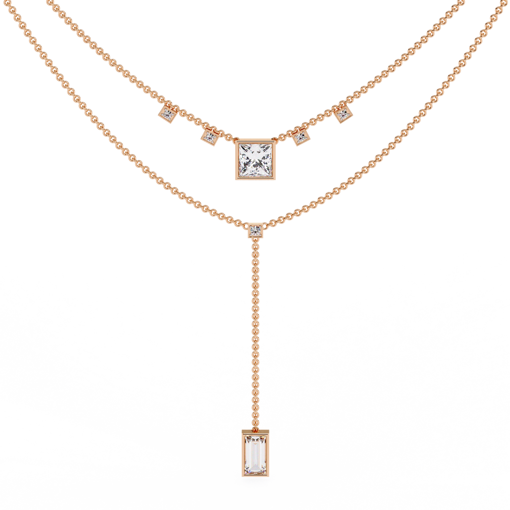 Layered Drop Necklace