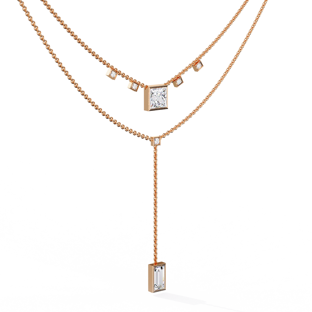 Layered Drop Necklace