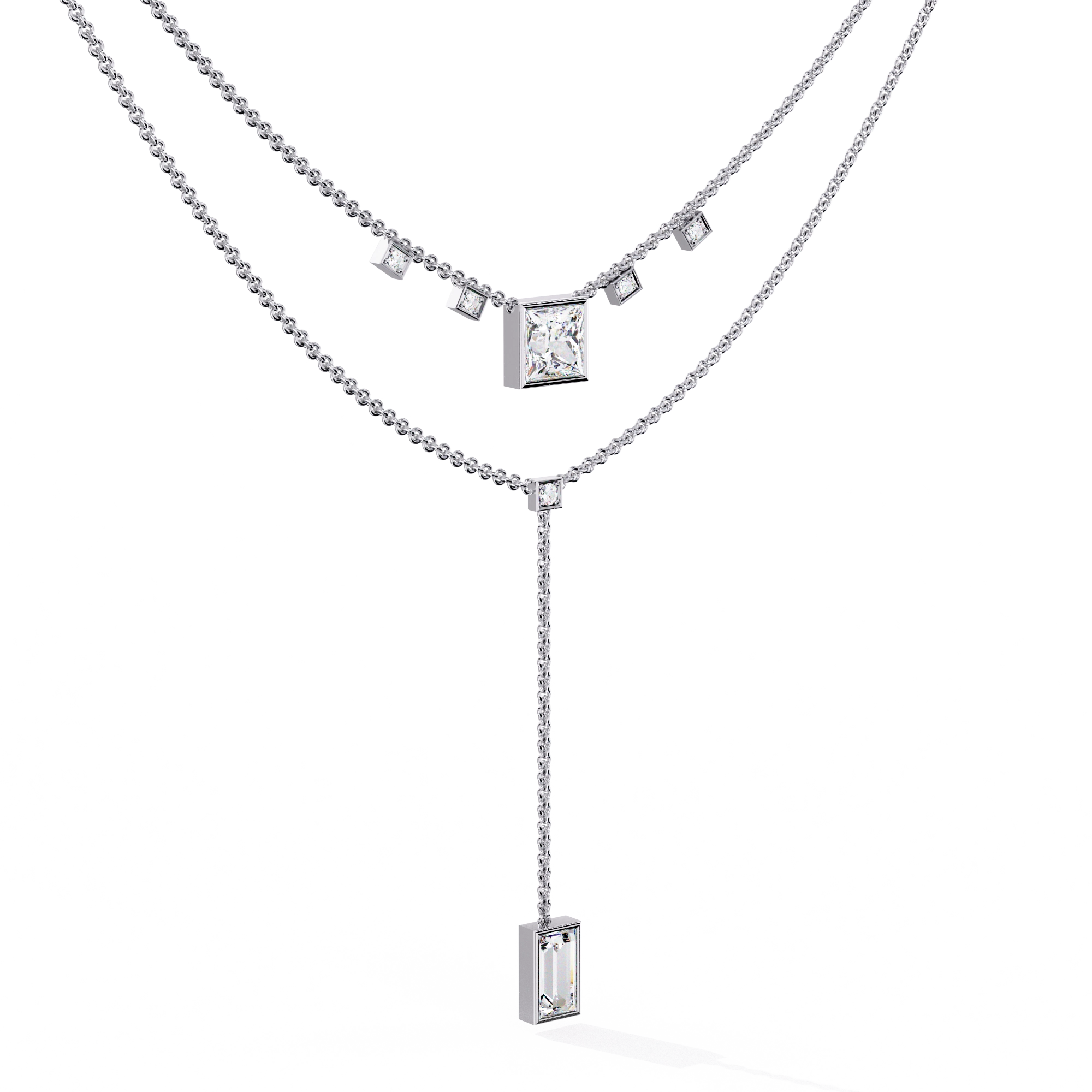 Layered Drop Necklace