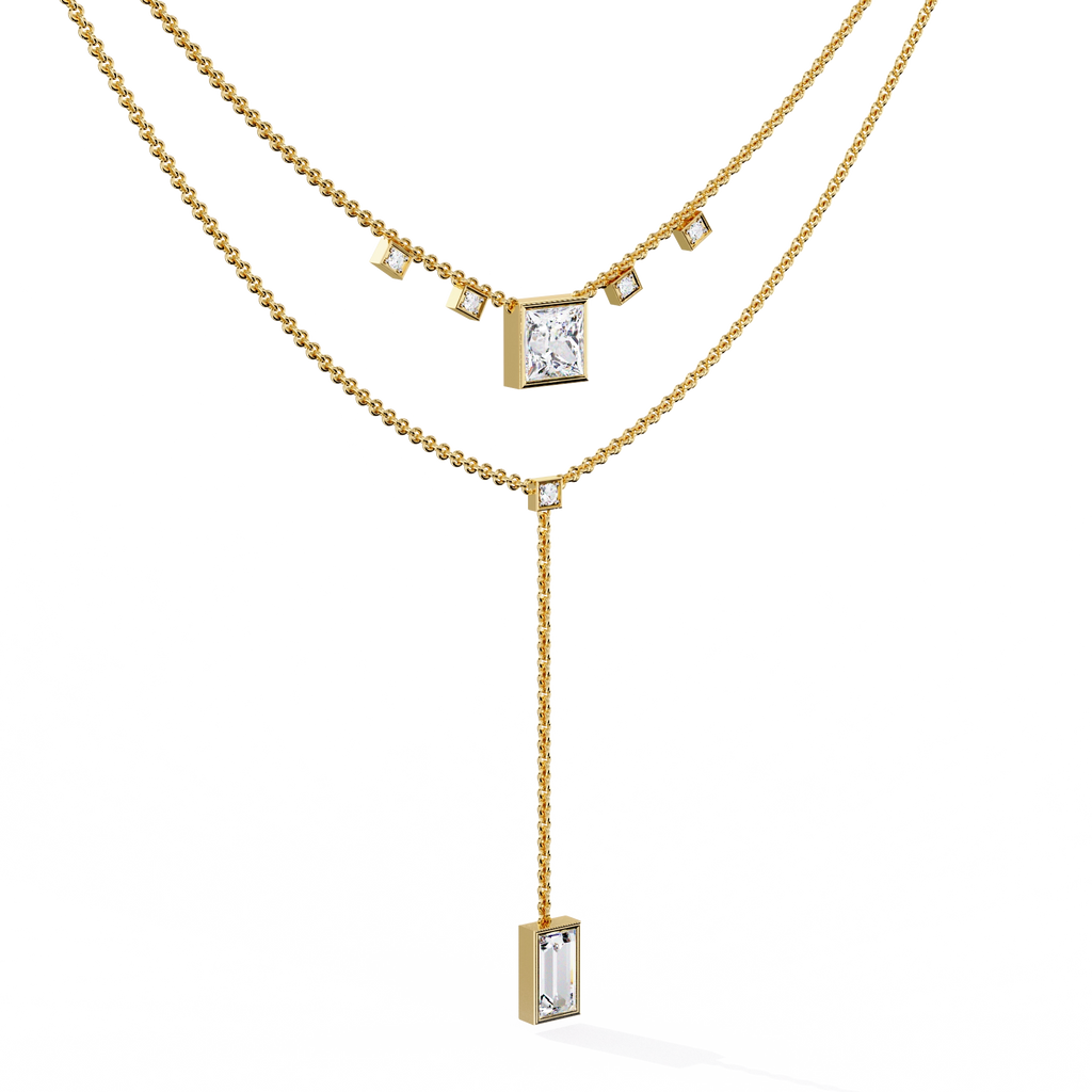 Layered Drop Necklace