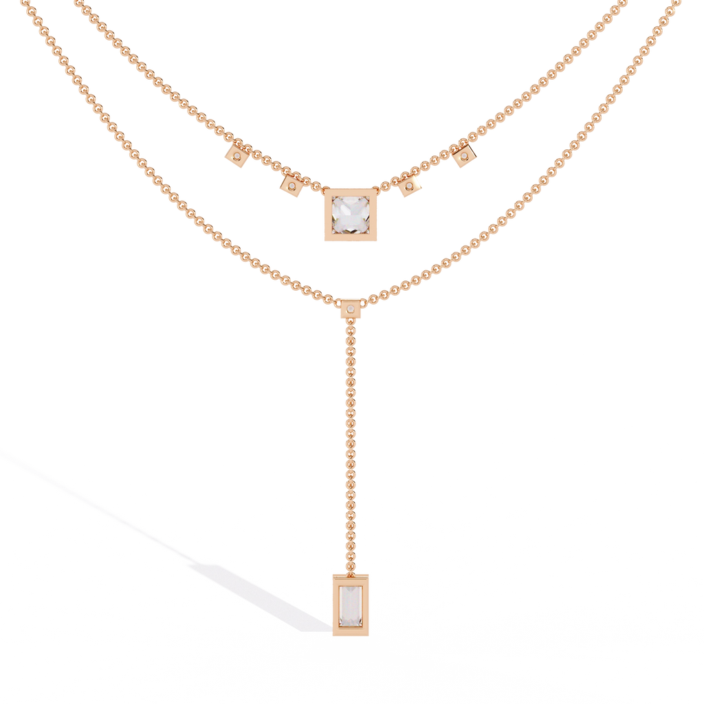 Layered Drop Necklace