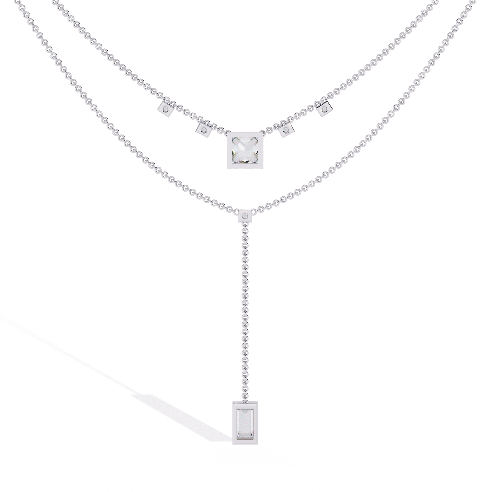 Layered Drop Necklace