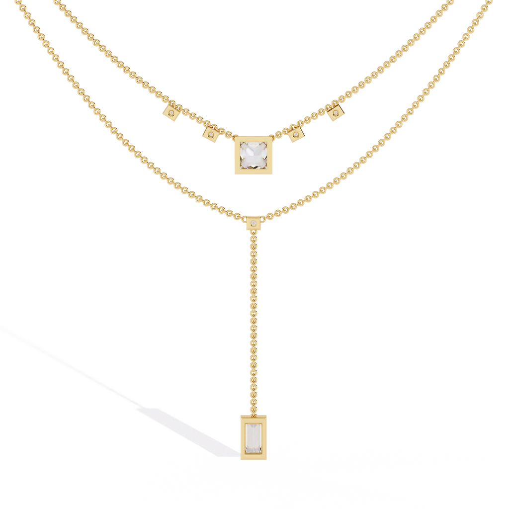 Layered Drop Necklace