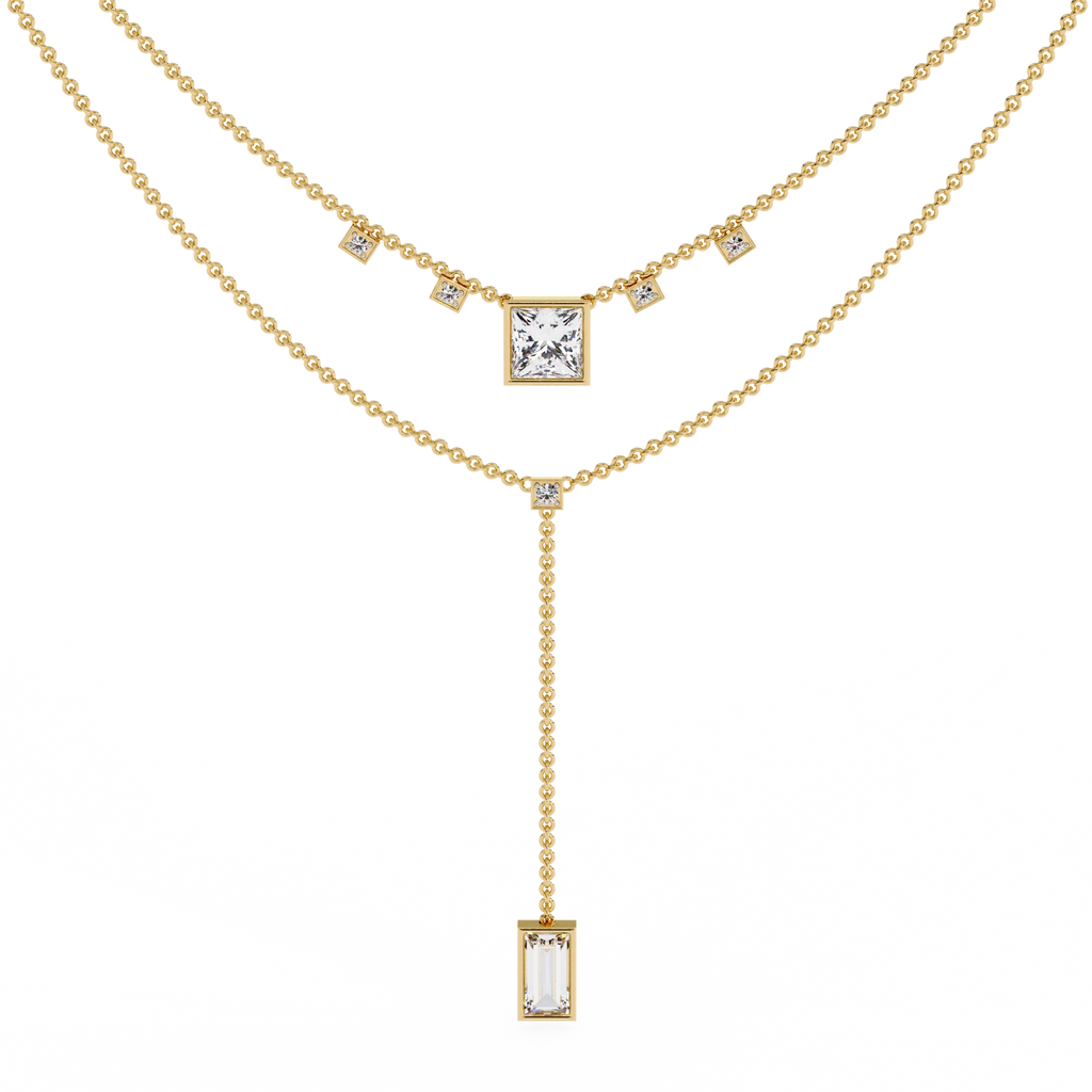 Layered Drop Necklace