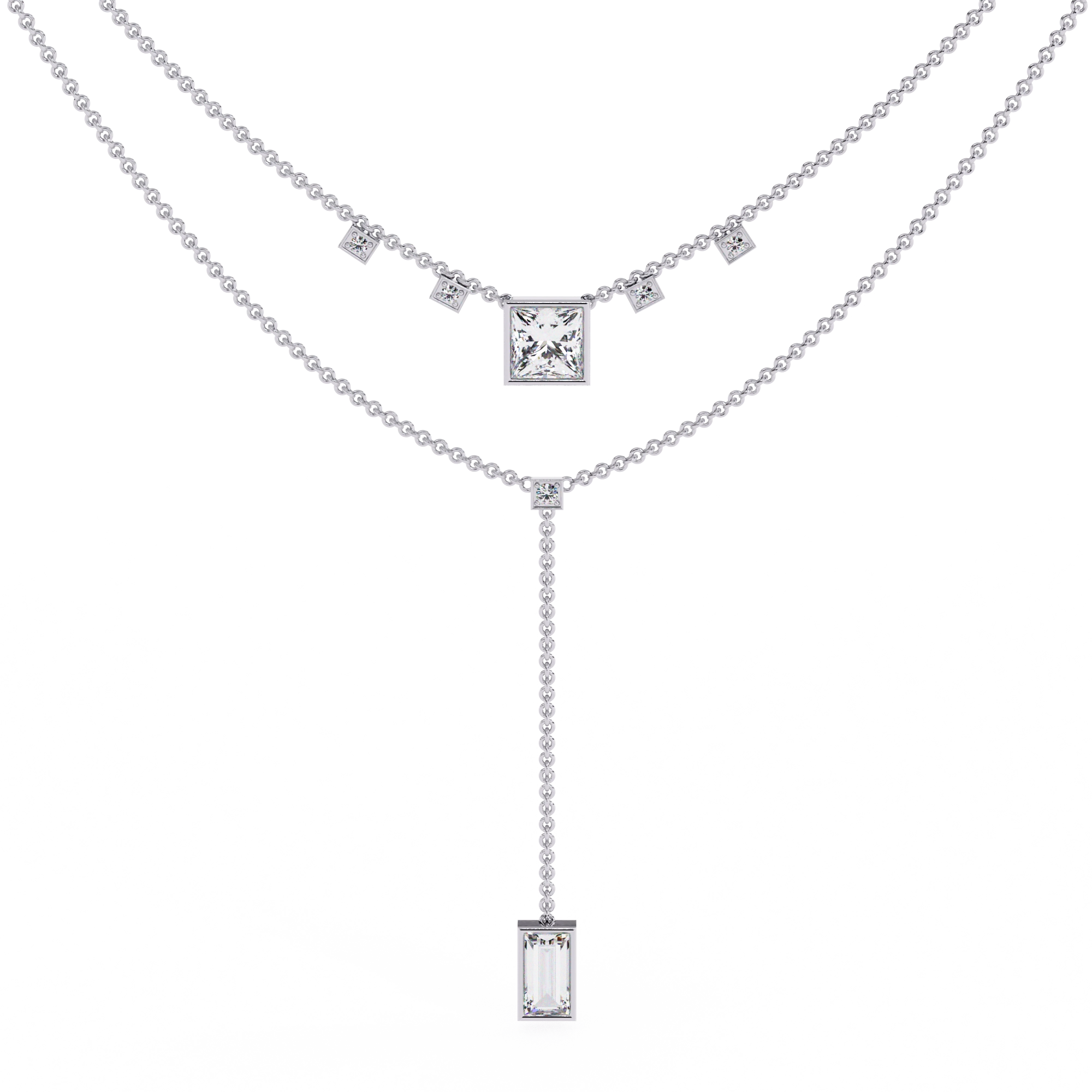 Layered Drop Necklace