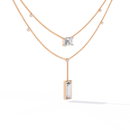 Geometric Layered Necklace
